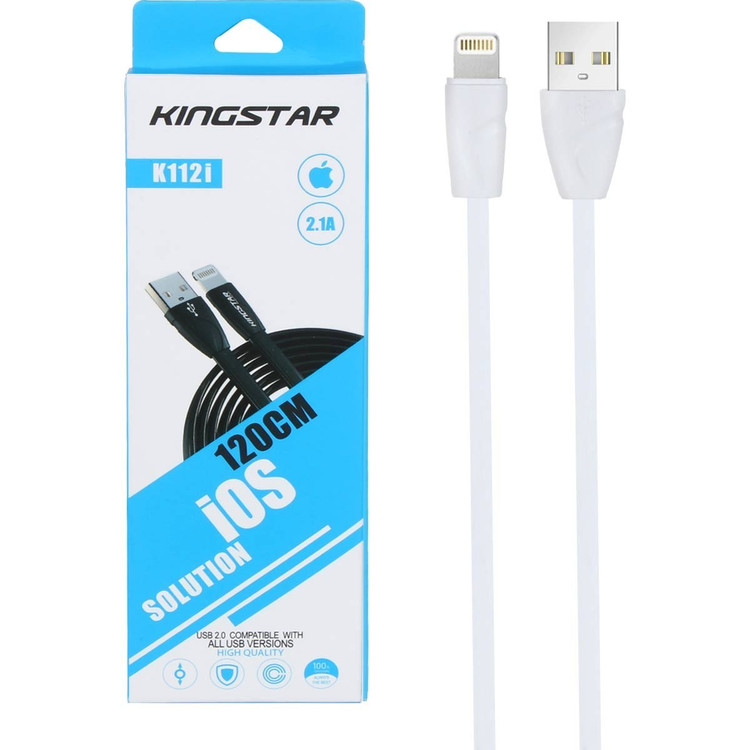 کابل شارژر کینگ استار مدل K112- لایتنیگ