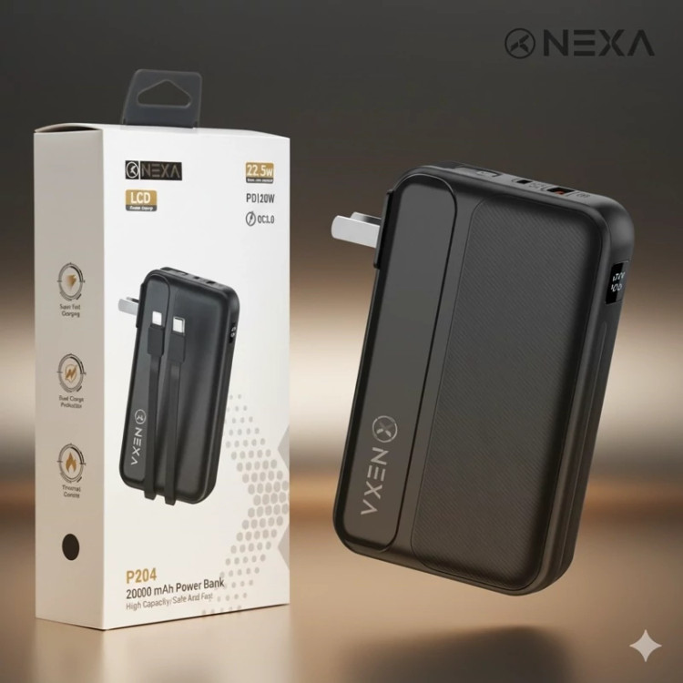 پاوربانک نکسا (NEXA) مدل P204 ظرفیت 20000mAh