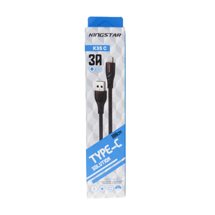 کابل شارژر کینگ استار مدل K35C طول 1 متر