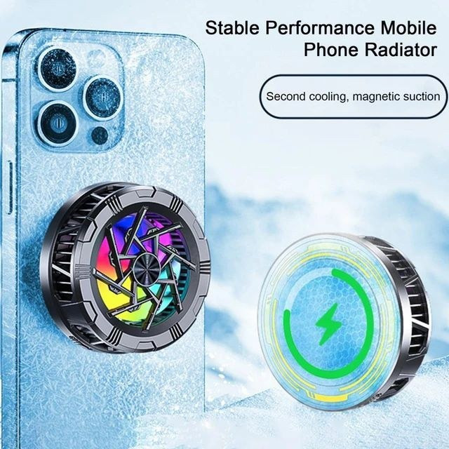 فن خنک کننده موبایل مدل SL 52 رادیاتور دار RGB